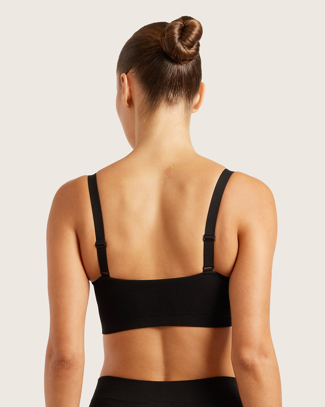 Full Bust Wireless Bra - Black