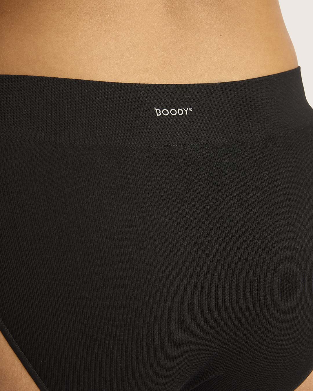 LYOLYTE Ribbed High Leg Briefs - Black