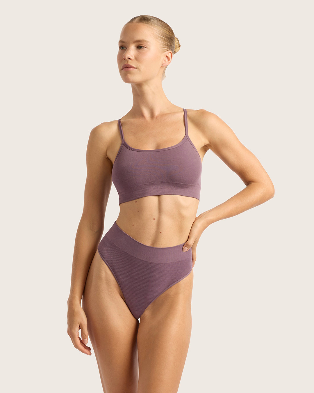 LYOLYTE High Waist G-String - Wisteria