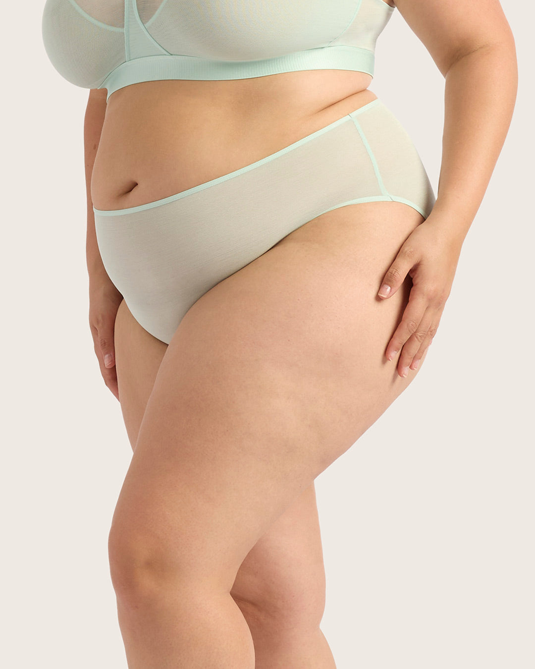 FreeMesh High-Cut Full Briefs - Mint