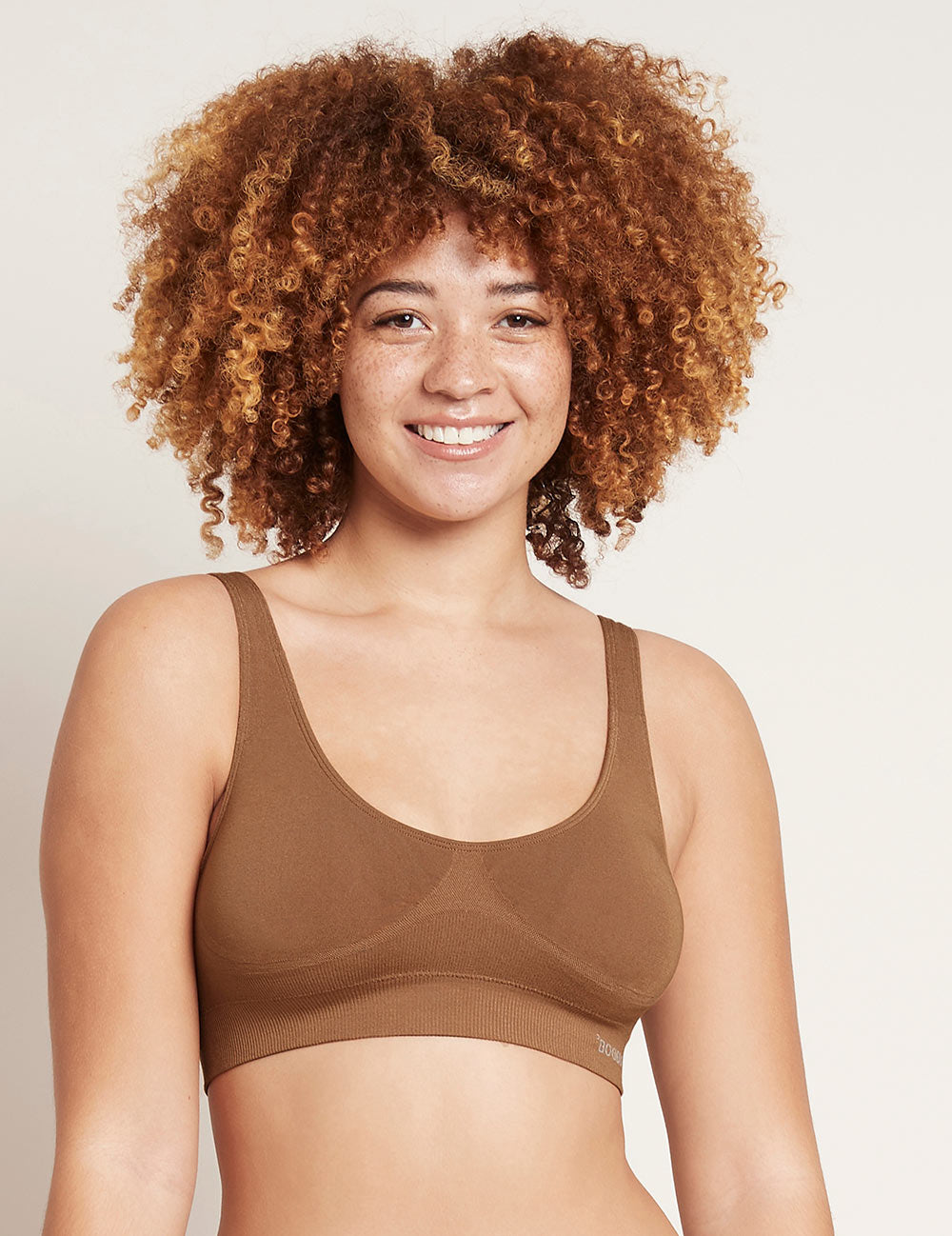 Seamfree Padded Crop Bra - Maple