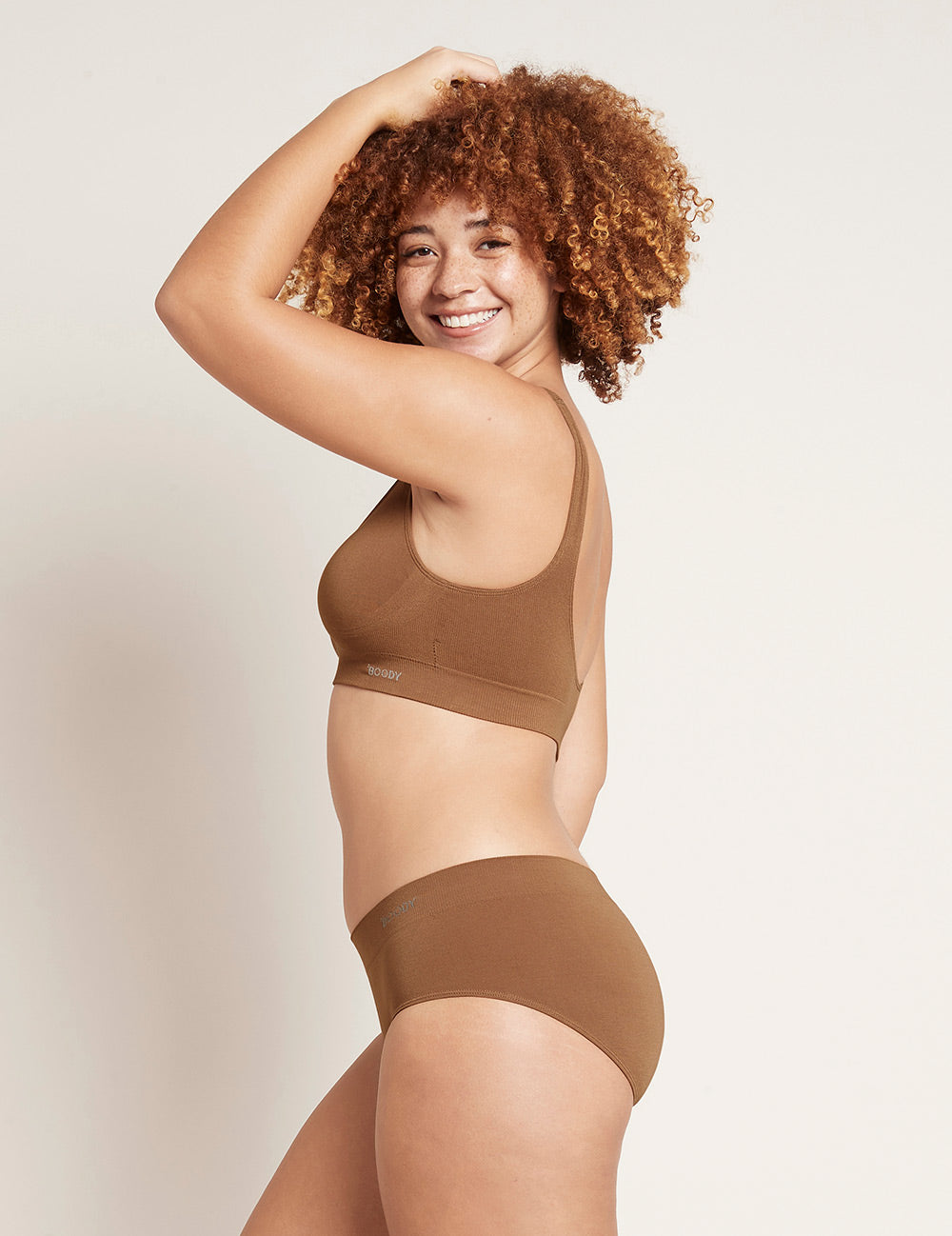 Seamfree Padded Crop Bra - Maple