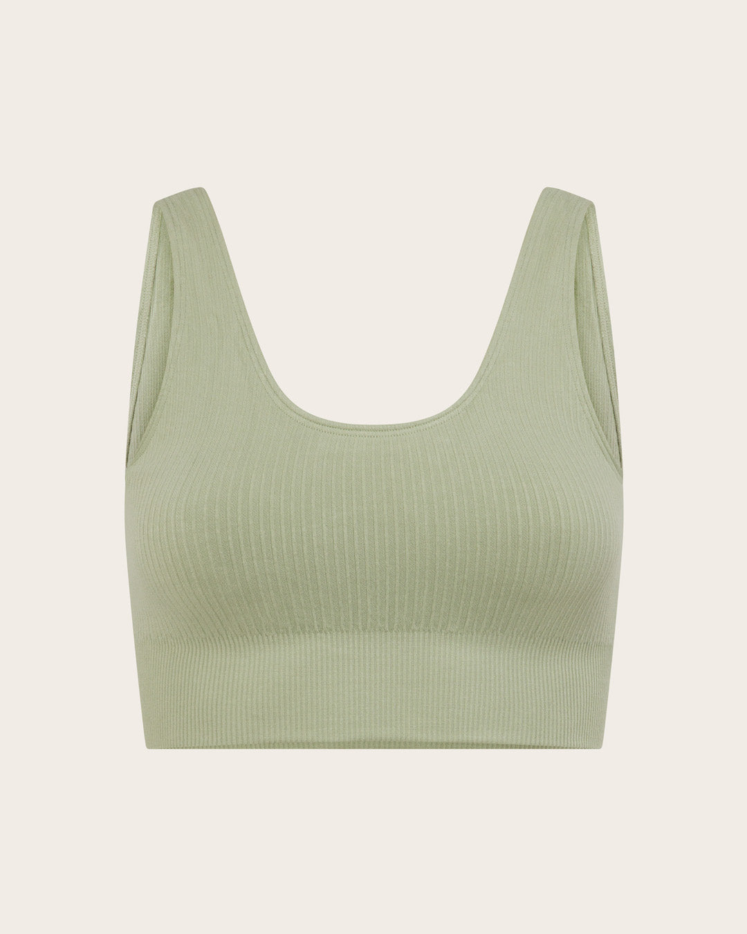 Ribbed Seamfree Crop-Sage