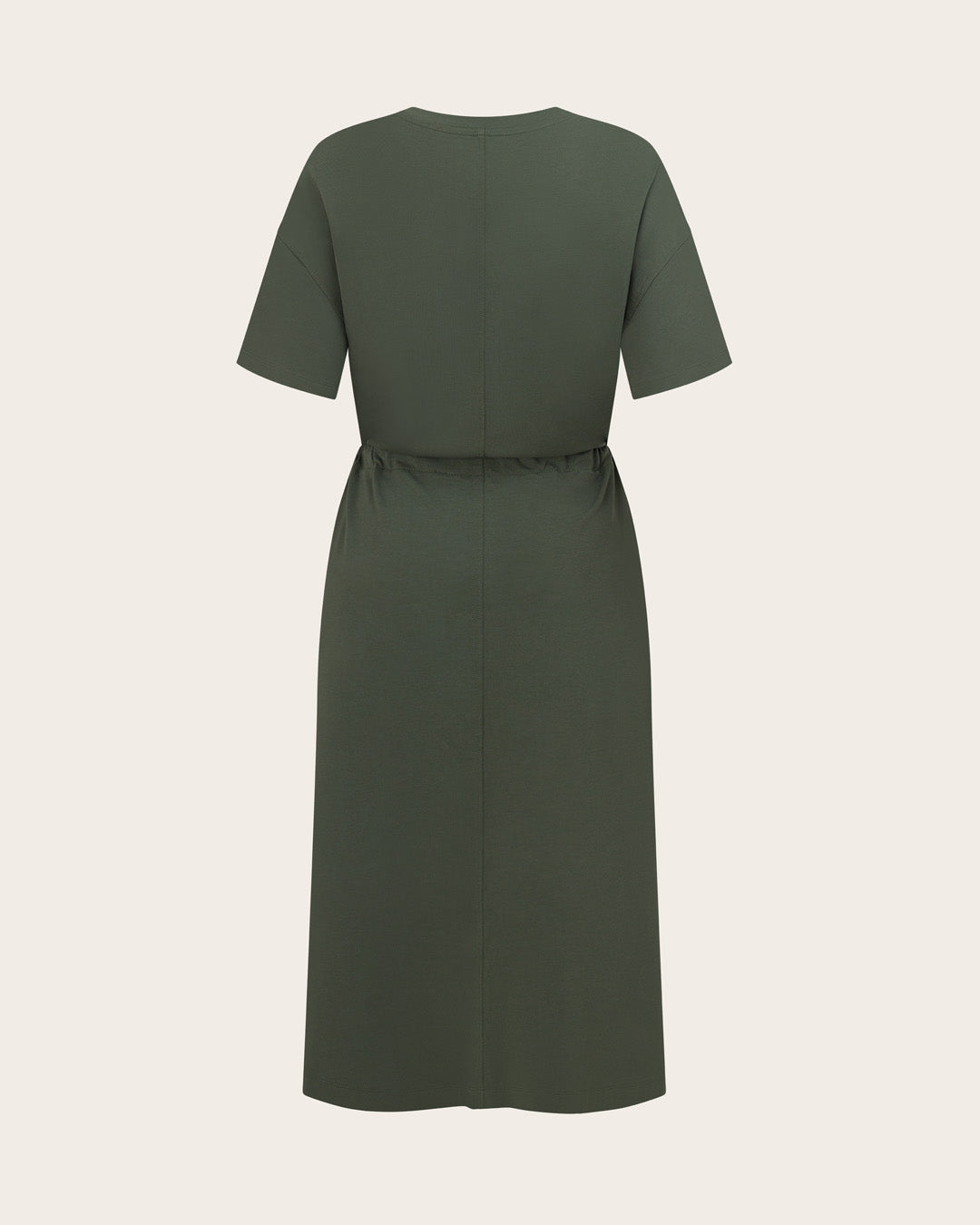 T-Shirt Tie Dress - Moss