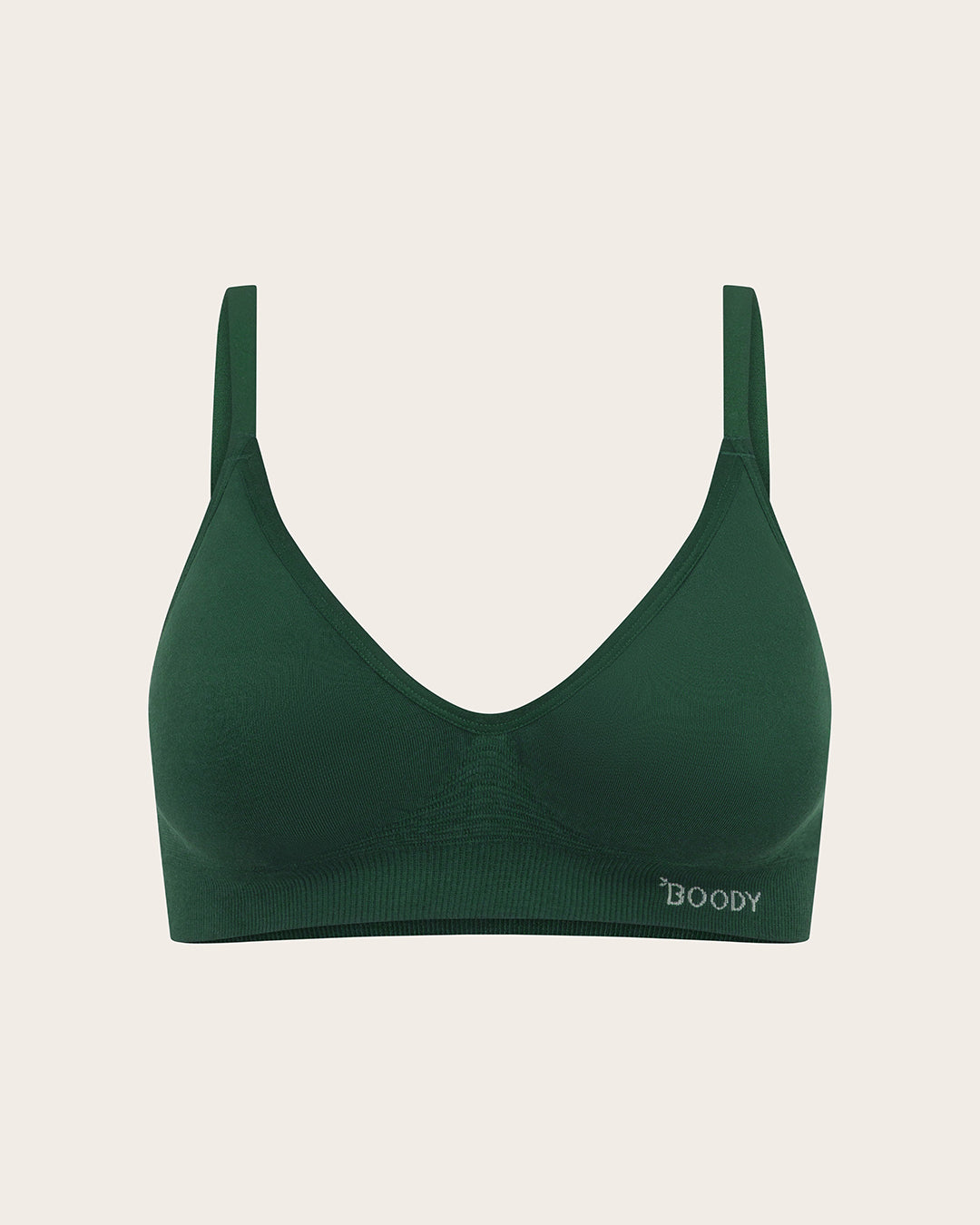 Wireless T-Shirt Bra - Emerald Green