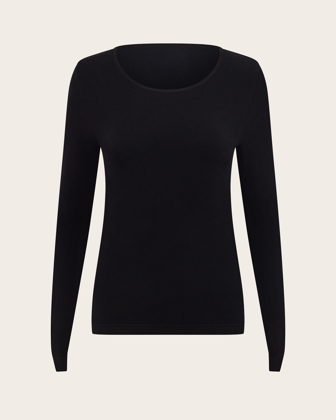 Women's Base Layer Long Sleeve Top - Black