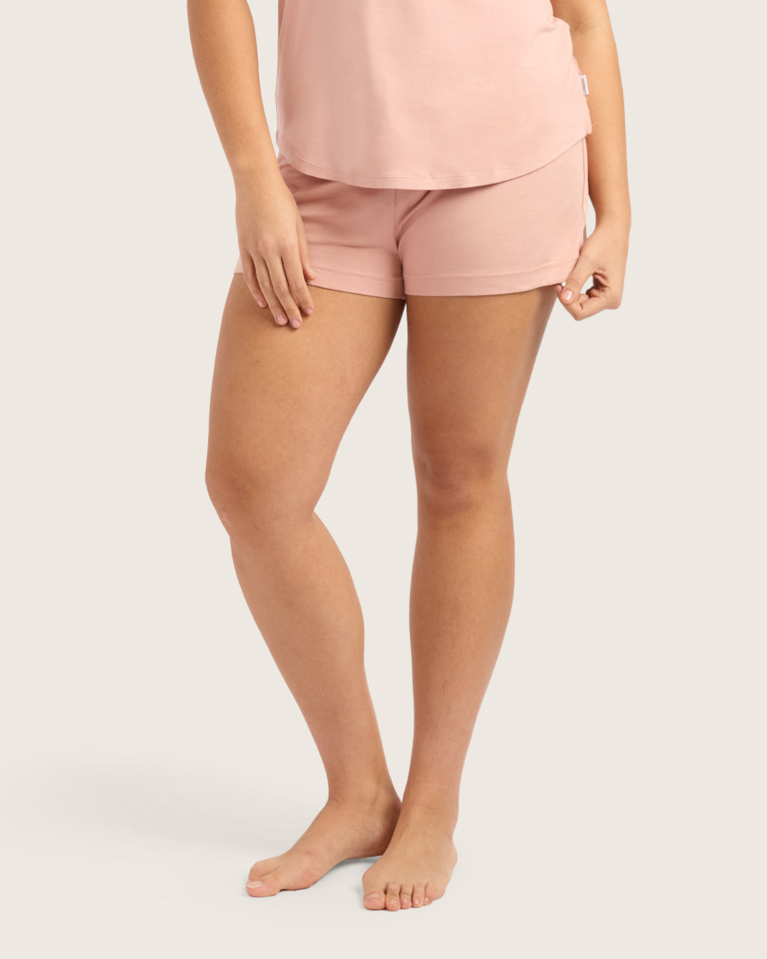 Goodnight Sleep Shorts - Dusty Pink
