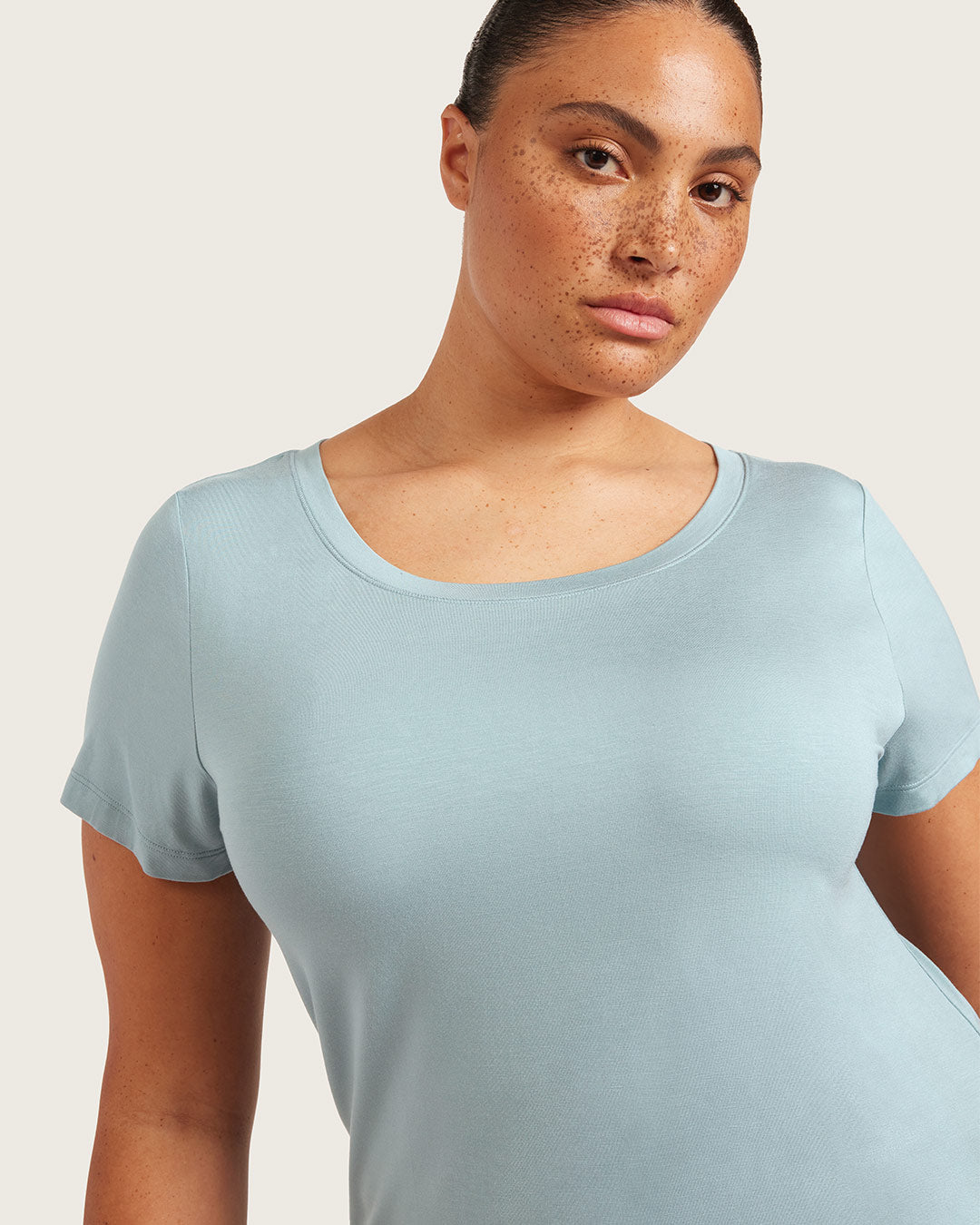 Goodnight Sleep Tee - Mineral Blue