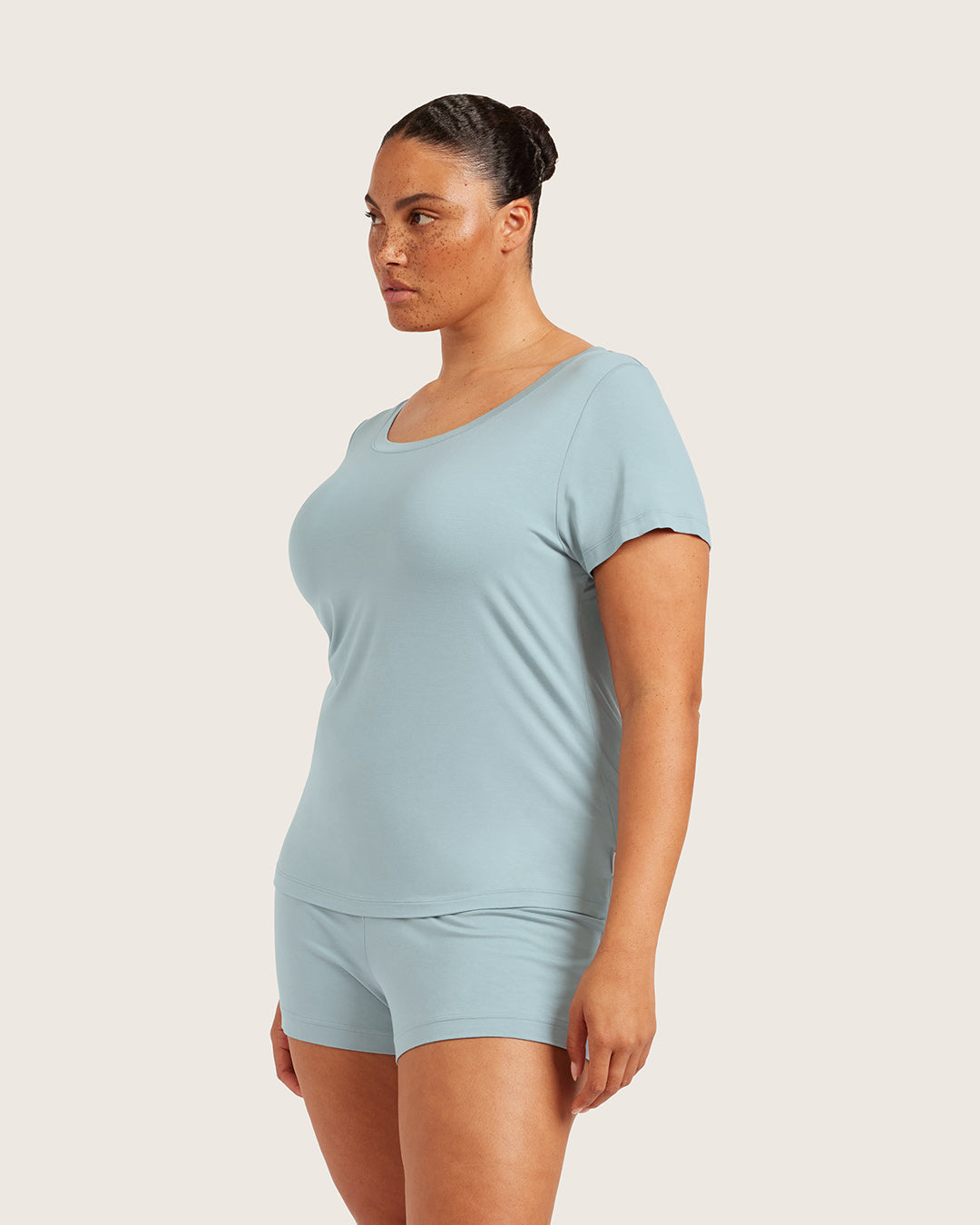 Goodnight Sleep Tee - Mineral Blue