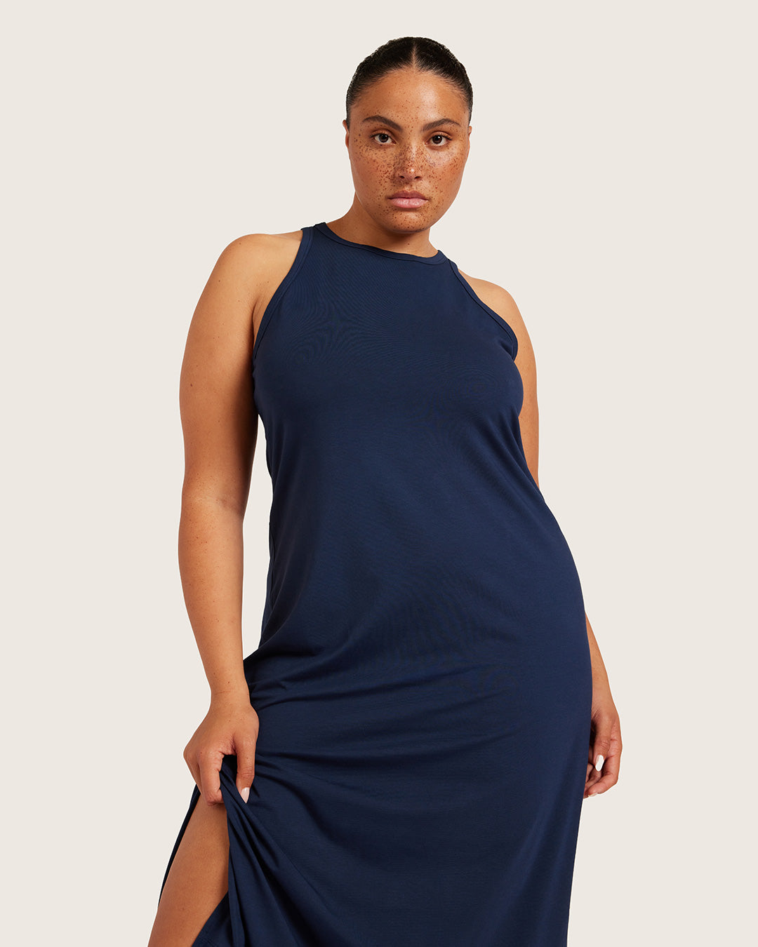 Racerback Dress - Navy
