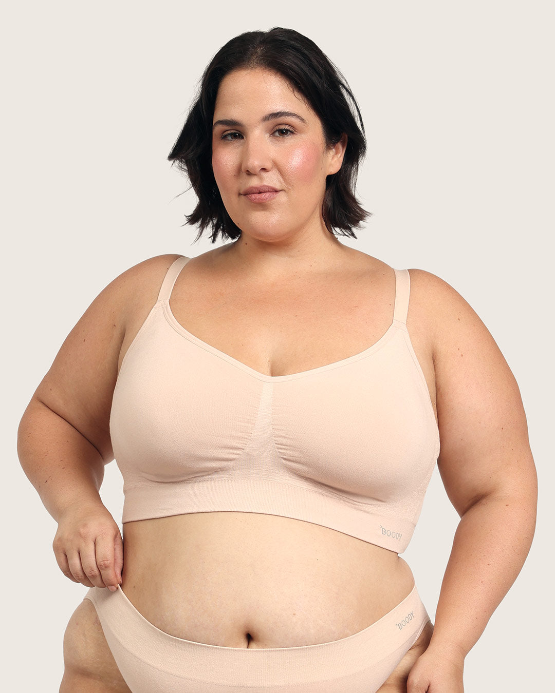 Wireless Full Bust T-Shirt Bra - Shell