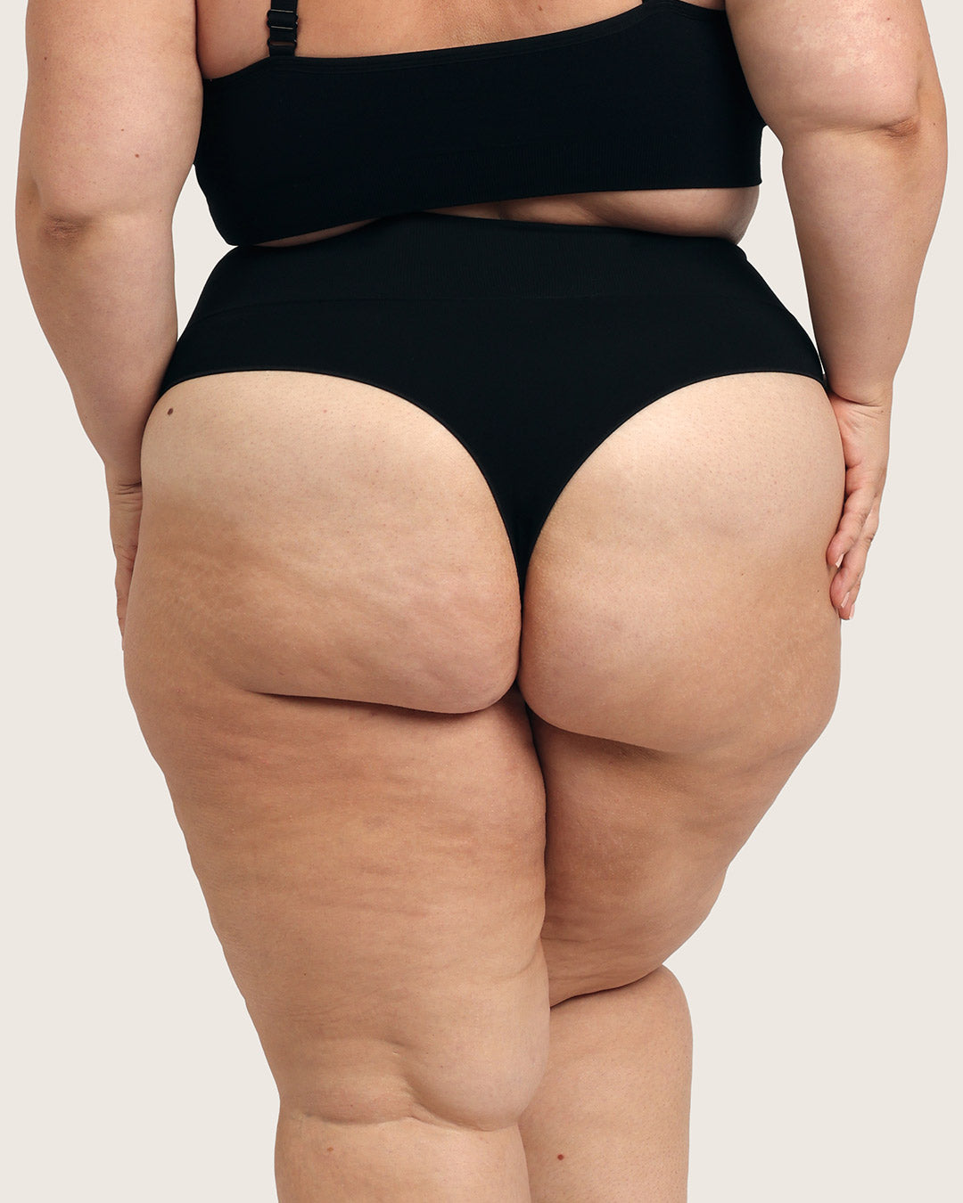 Shaper High Waist G-String - Black