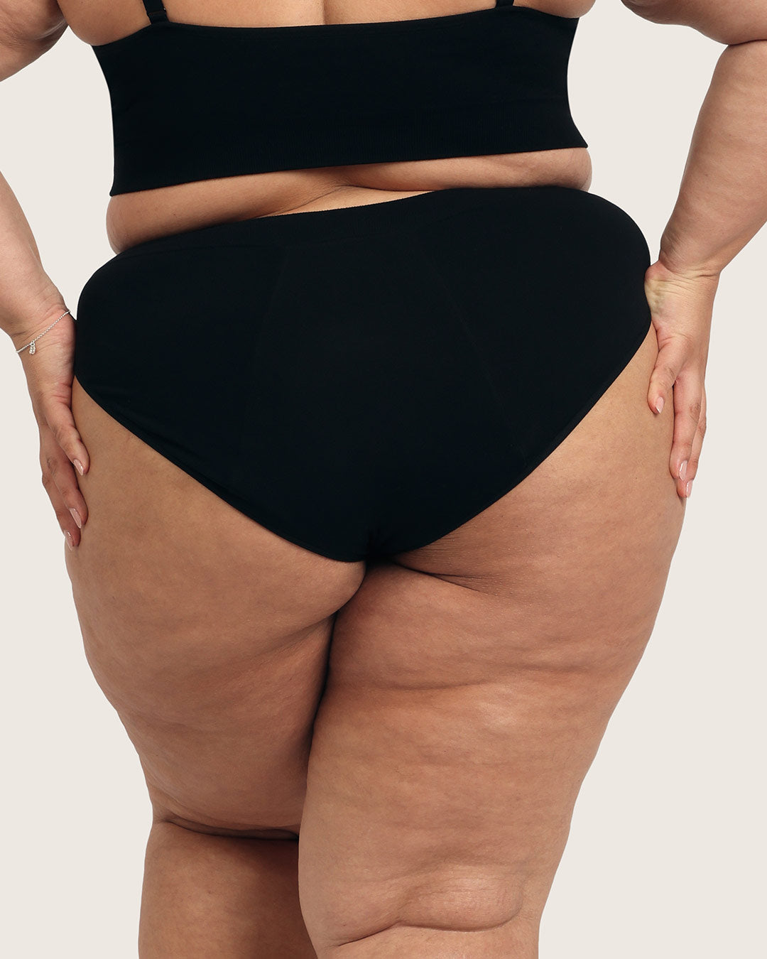 Period & Leak Proof - Classic Bikini - Moderate - Heavy - Black