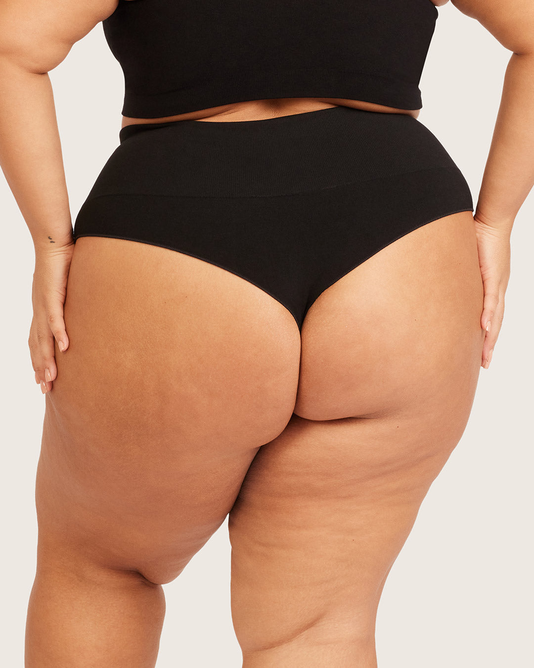 Shaper High Waist G-String - Black