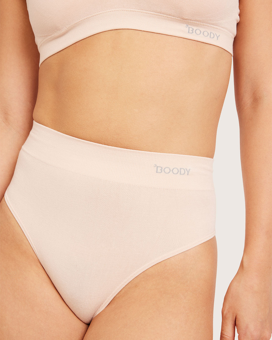 High Waist G-String - Shell