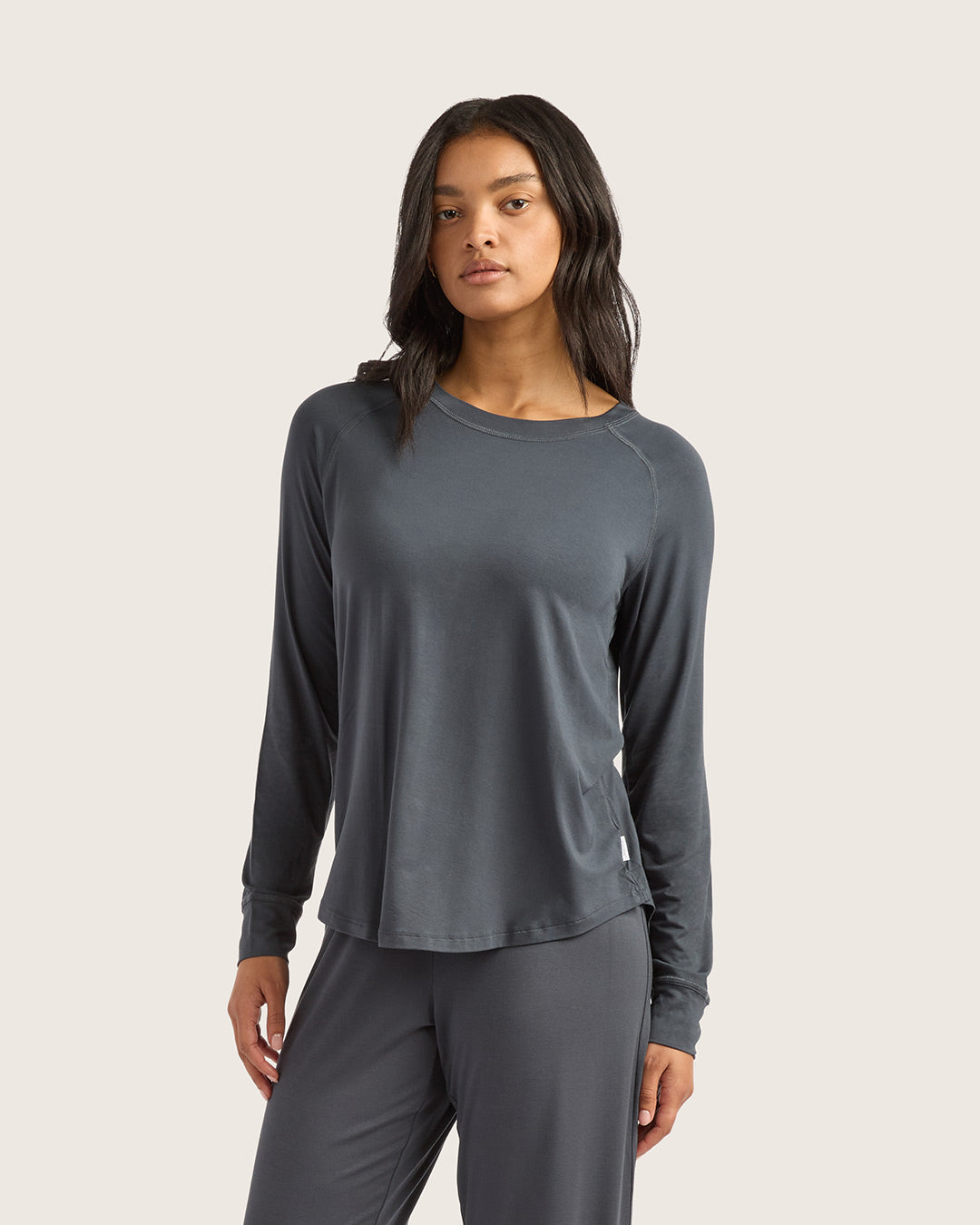 Goodnight Raglan Sleep Top - Storm