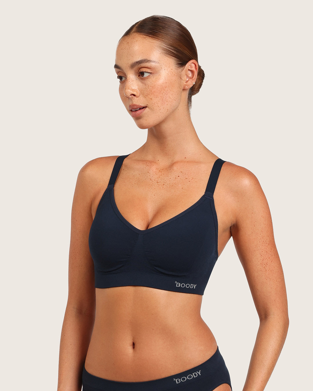 Wireless Full Bust T-Shirt Bra - Midnight