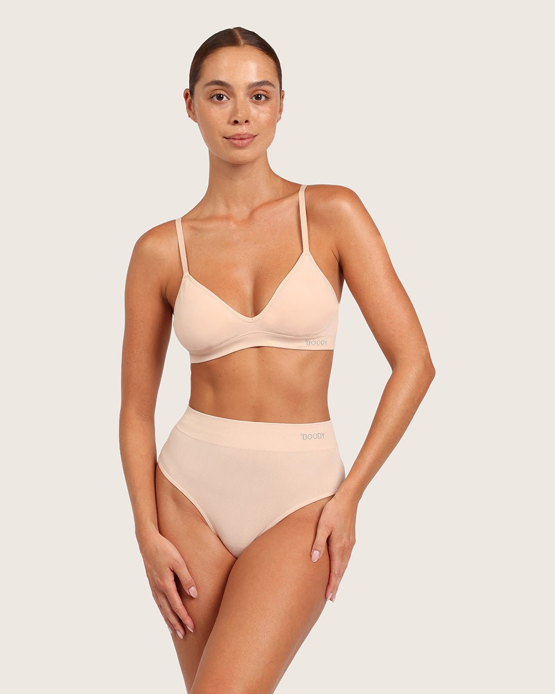 High Waist G-String - Shell