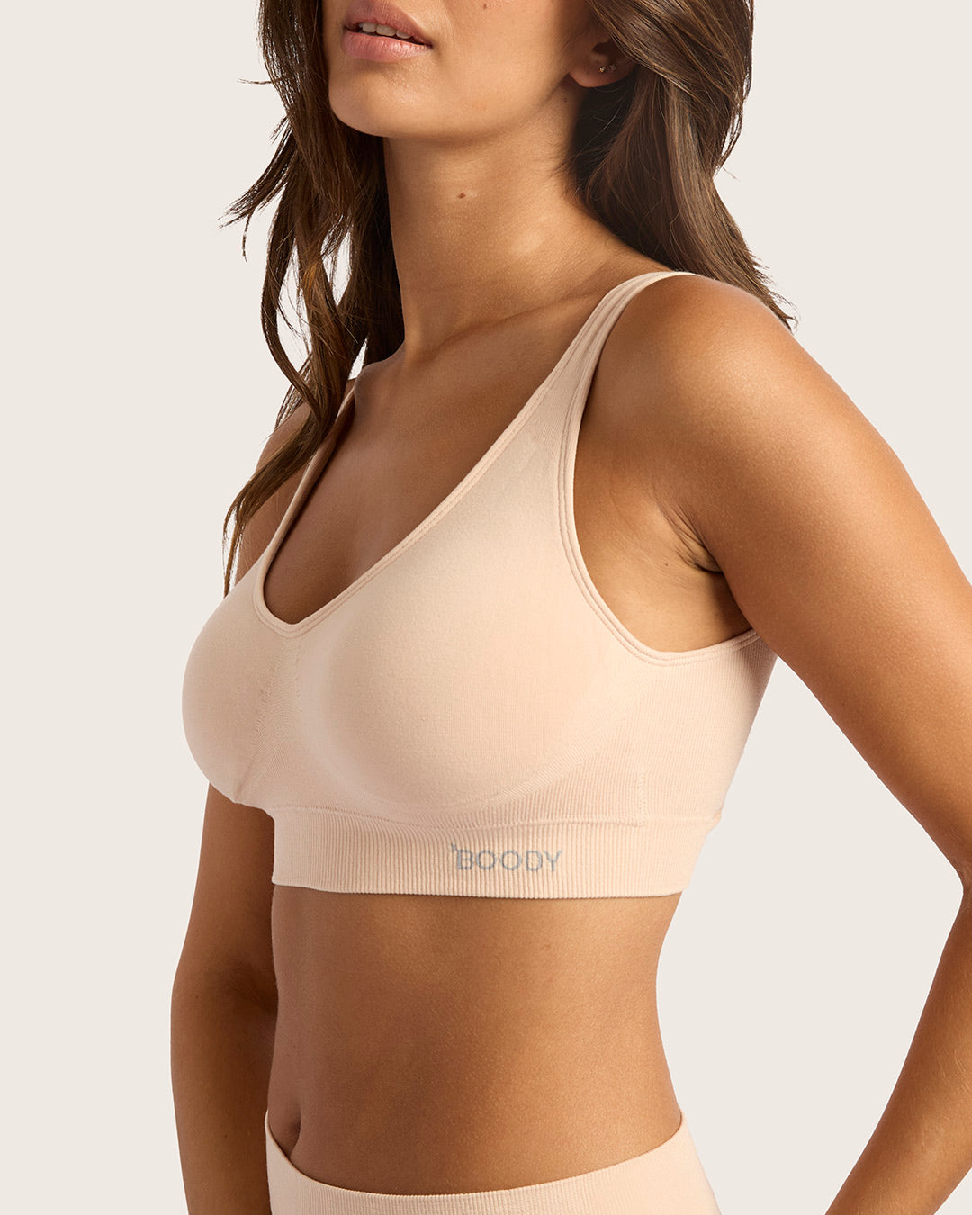 Seamfree Padded Crop Bra - Shell