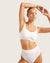 Full Bust Wireless Bra - White
