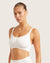 Full Bust Wireless Bra - White