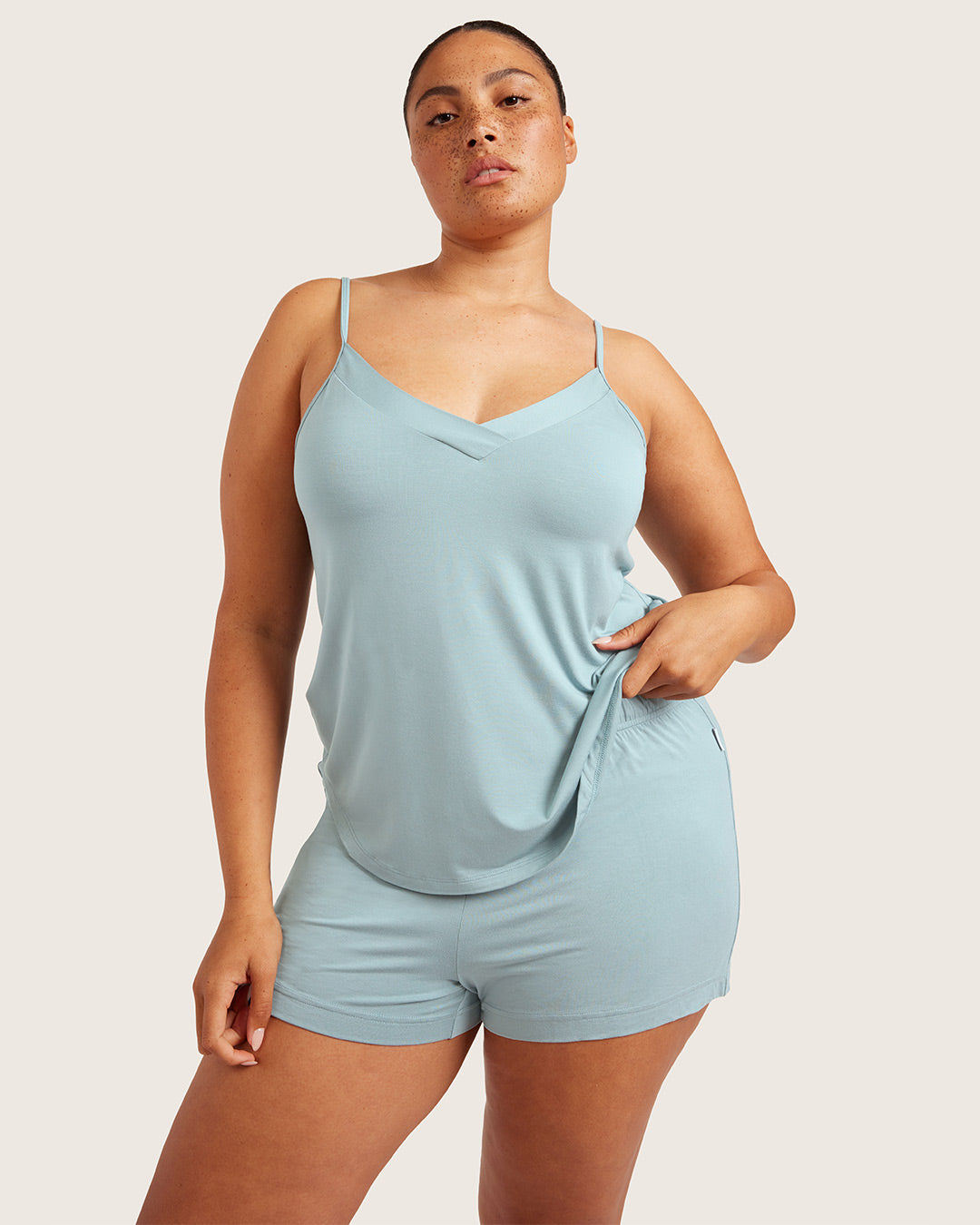 Goodnight Sleep Cami - Mineral Blue