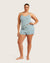 Goodnight Sleep Shorts - Mineral Blue