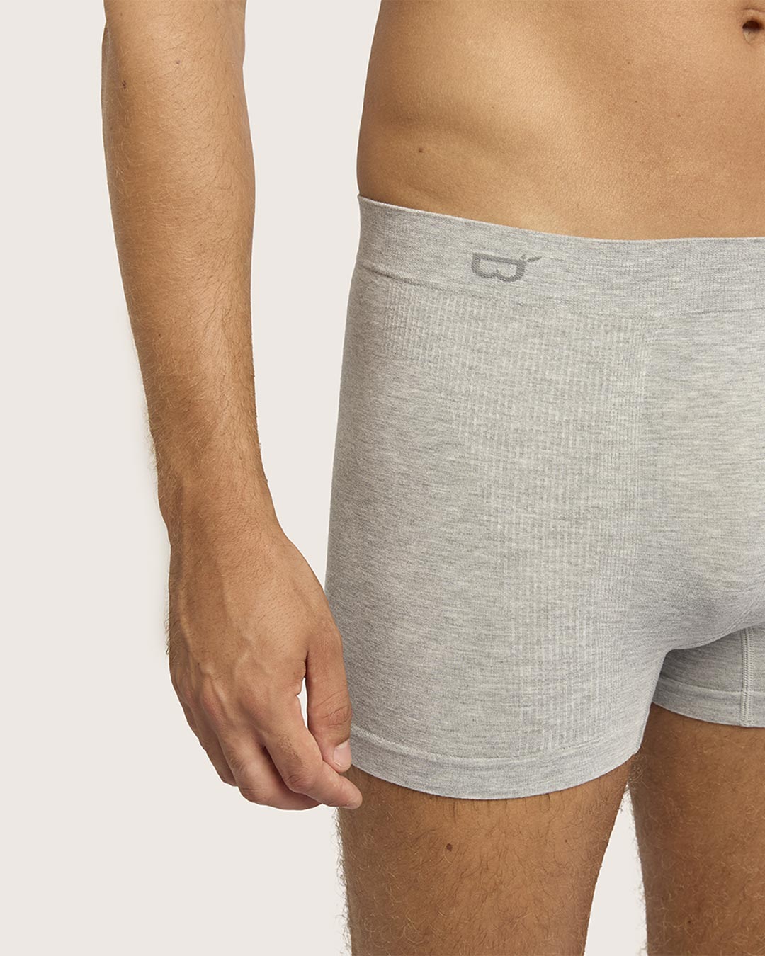 Men's Original Boxers - Light Grey Marl