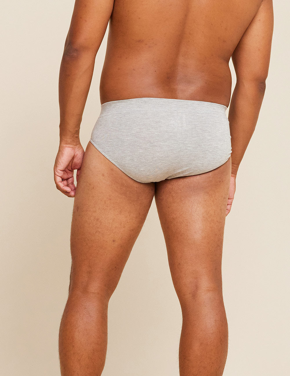 Men's Seamfree Briefs - Light Grey Marl