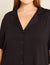 Goodnight Short Sleeve Sleep Shirt - Black