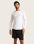 Men's Long Sleeve Crew Neck T-Shirt - White