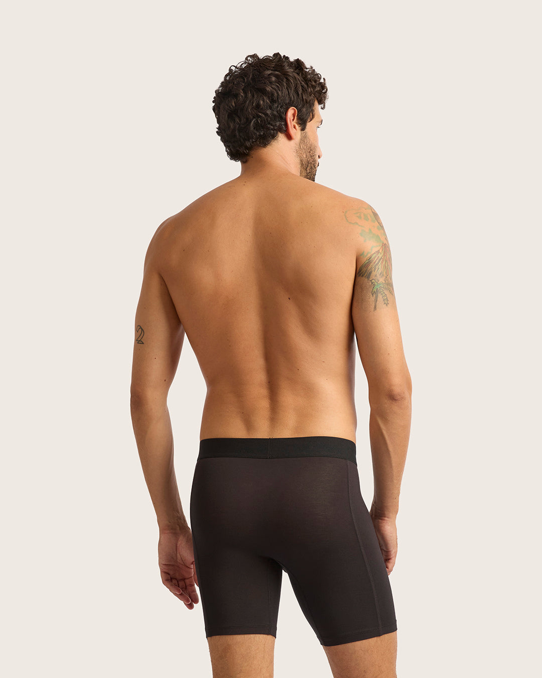 Men's Everyday Long Boxers - Black