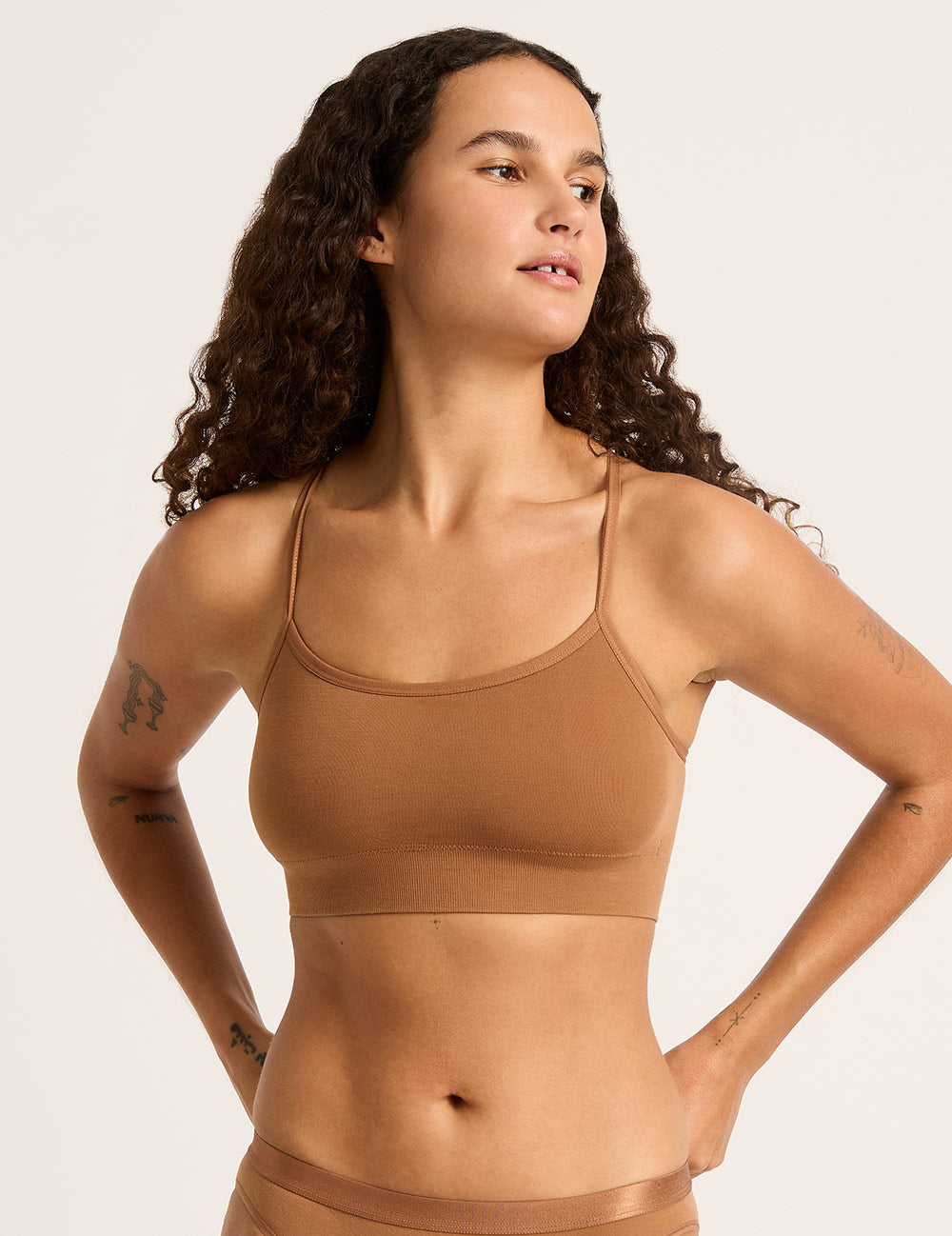LYOLYTE Racerback Bralette - Maple