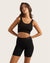 Ribbed Seamfree Crop - Black