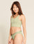 Ribbed Seamfree Crop - Sage