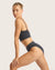 LYOLYTE Ribbed High Leg Briefs - Storm