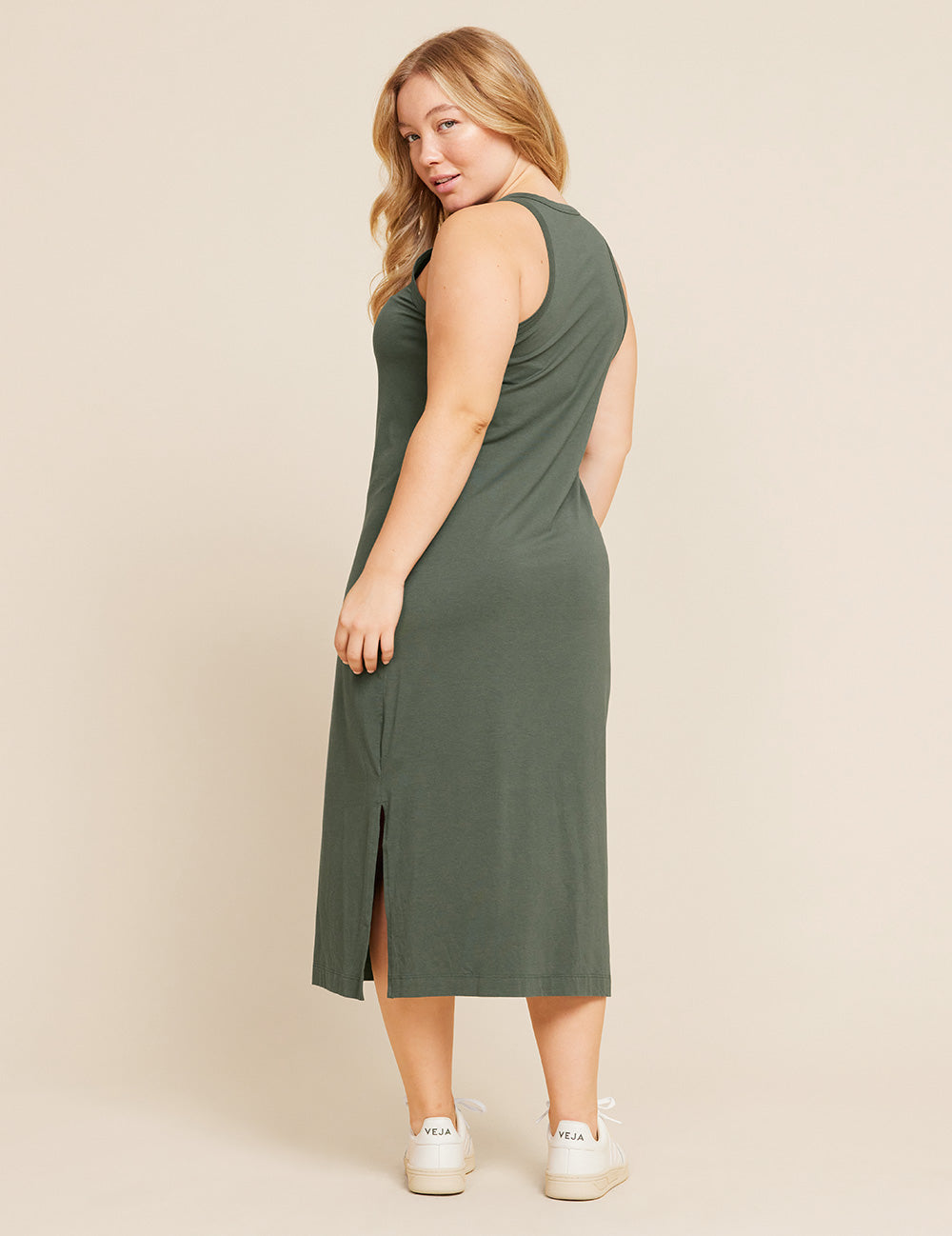 Racerback Dress - Moss