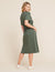 T-Shirt Tie Dress - Moss