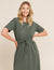 T-Shirt Tie Dress - Moss