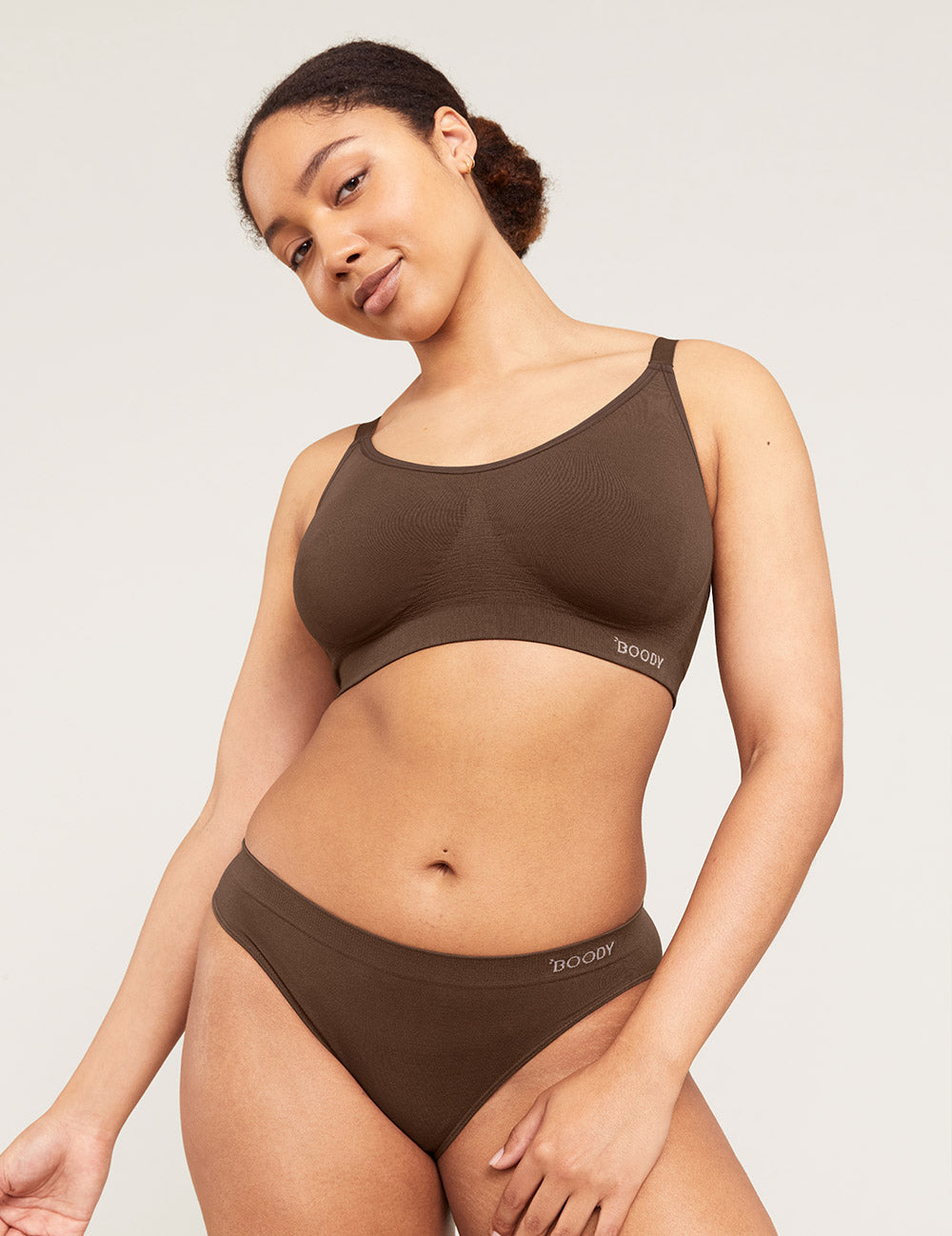 Full Bust Wireless Bra - Clove