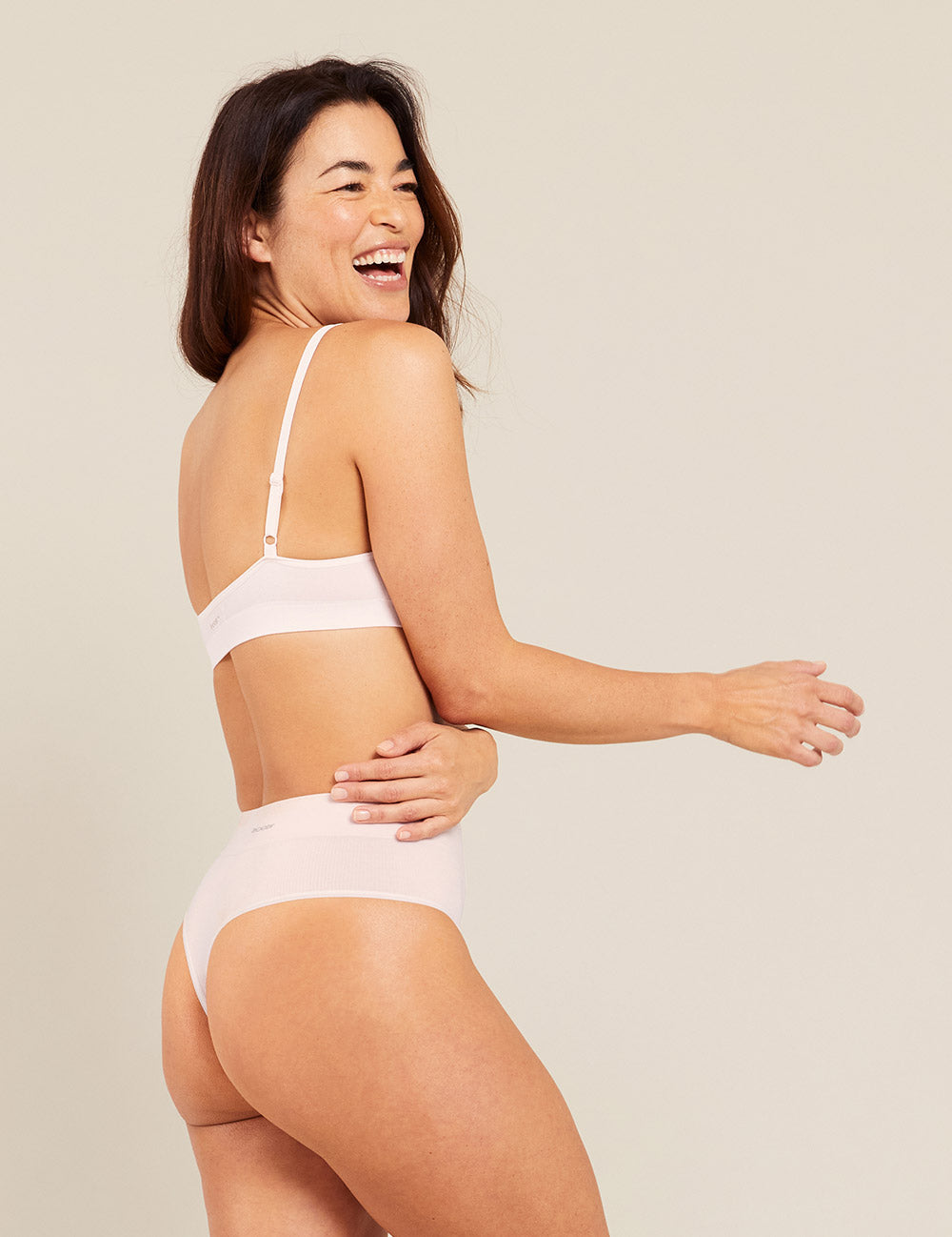 LYOLYTE Triangle Padded Bralette - Powder Pink