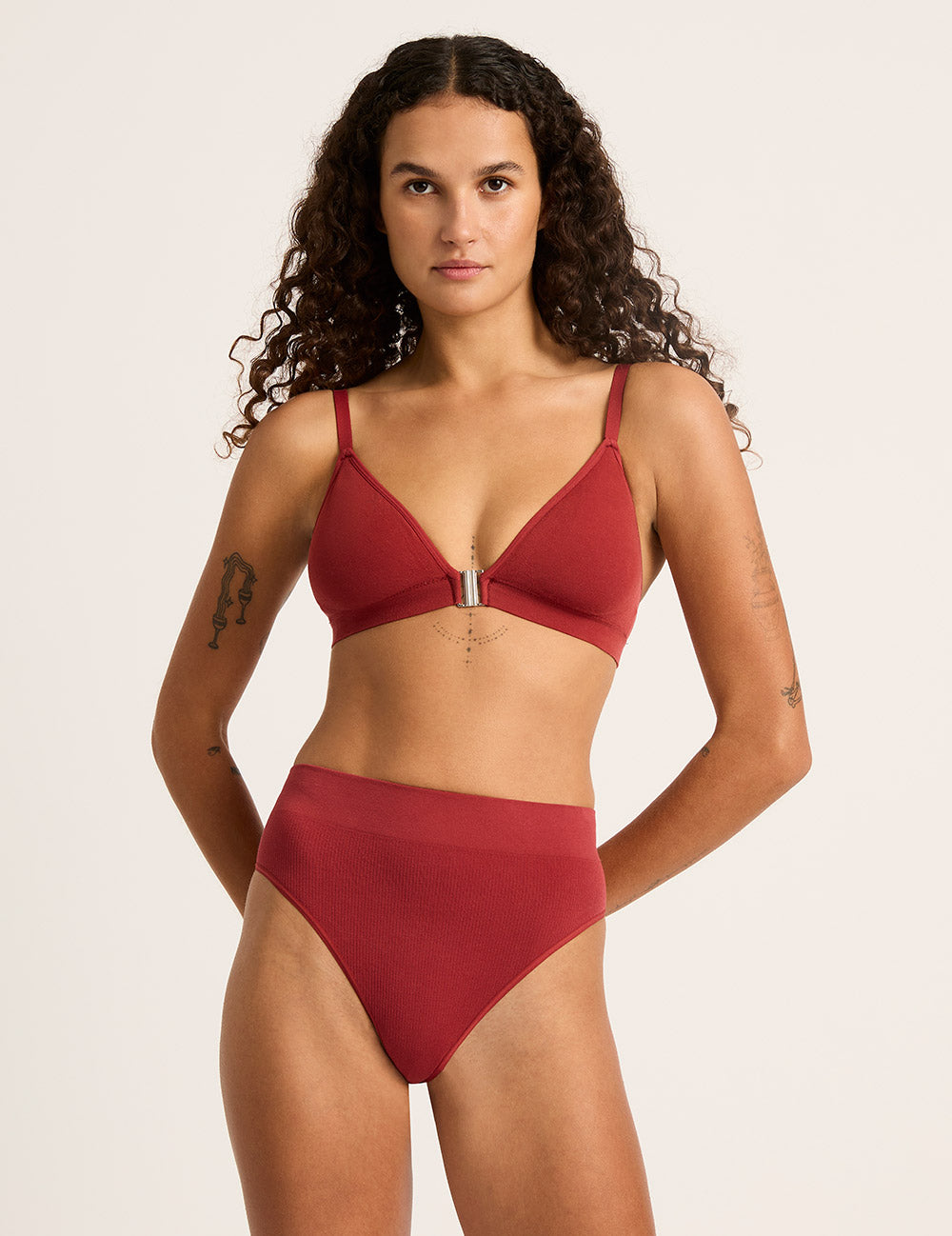 Lyolyte High Waist G-String - Ruby