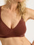 Wireless T-Shirt Bra - Rust