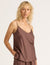 Vegan Silk Sleep Cami - Garnet