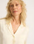 Vegan Silk Short Sleeve Shirt - Pearl