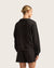 Bamboo CloudKnit Women's Quarter Zip Sweater - Black