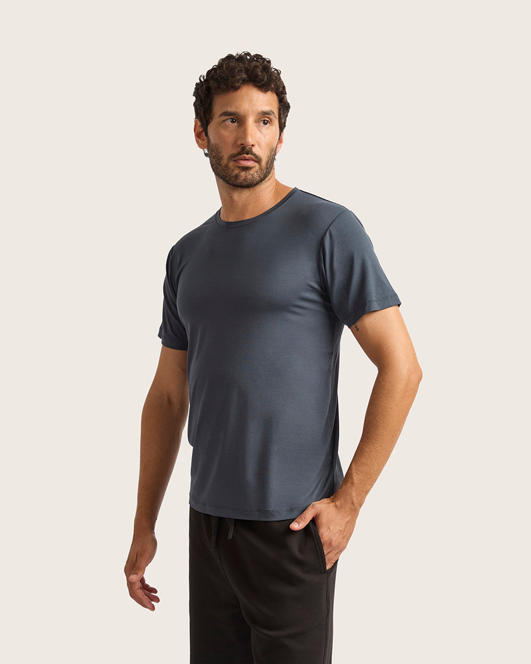 Men's Crew Neck T-Shirt - Storm