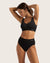 Seamfree Padded Crop Bra - Black