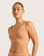 Seamfree Padded Crop Bra - Dune