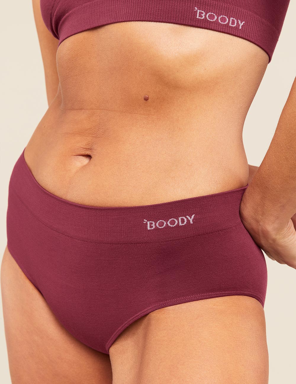 Midi Briefs - Plum